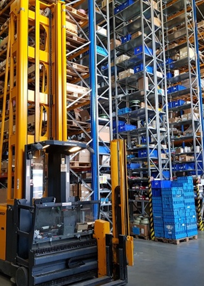 High capacity warehouse