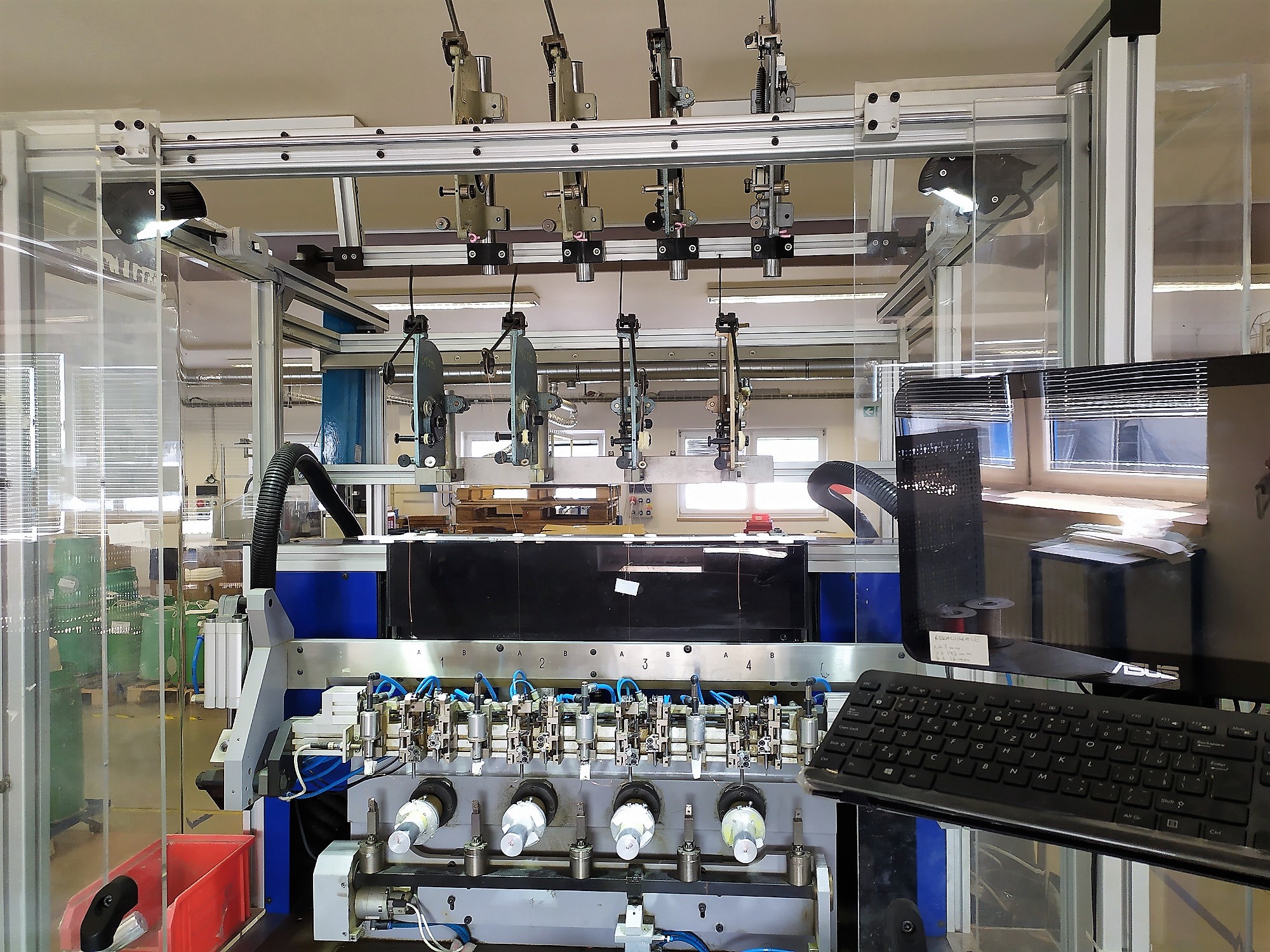 Semi-automatic winding machines